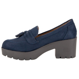 Ch. Creation Mocassins élégants bleu 5
