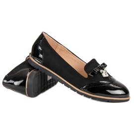 SDS Mocassins à la mode le noir 1