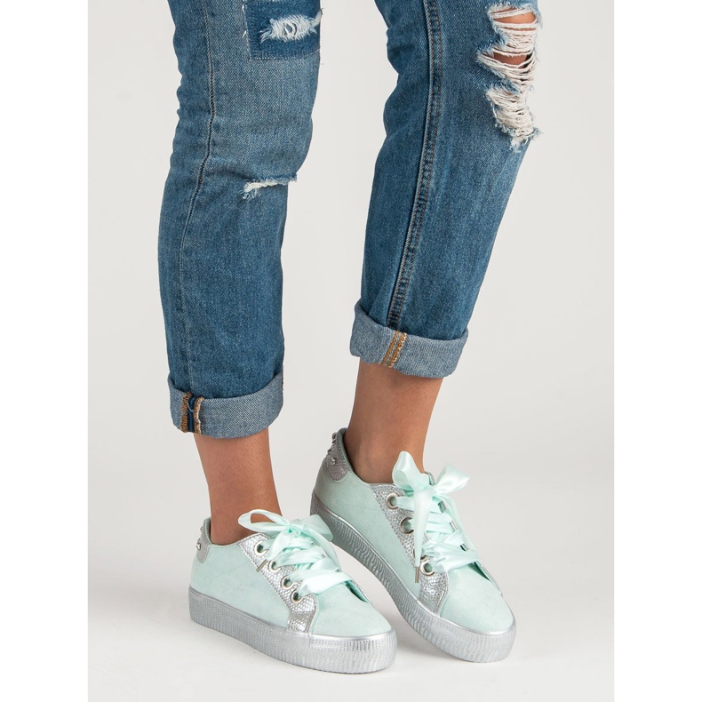 Bestelle Chaussures de sport attachées vert 2