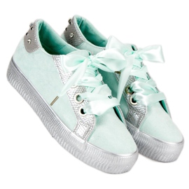 Bestelle Chaussures de sport attachées vert 1