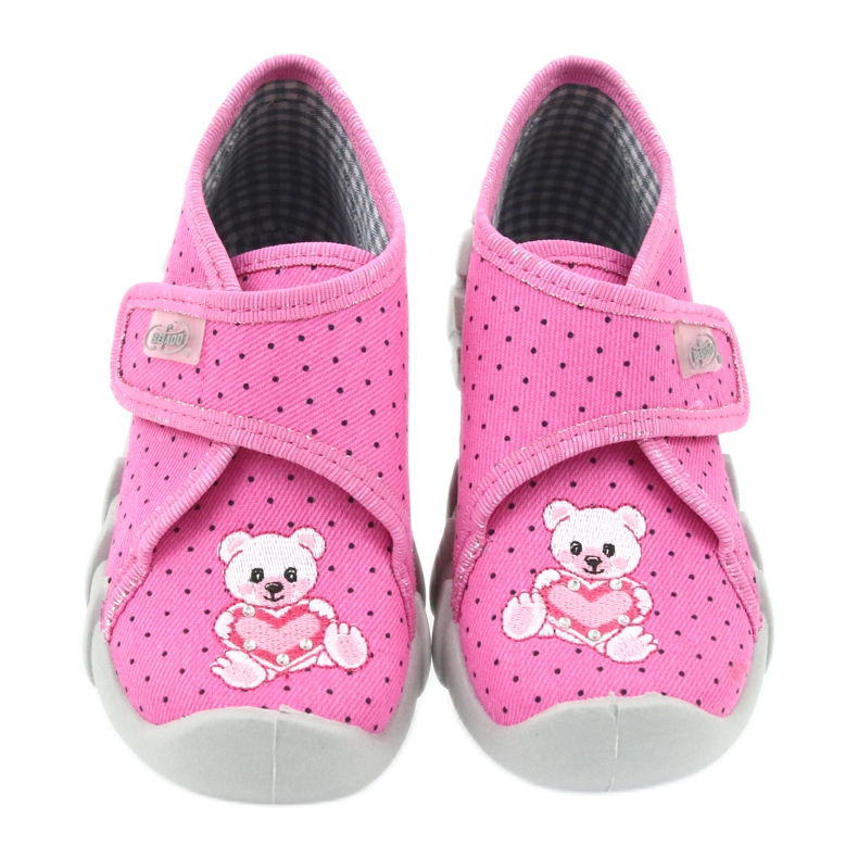 Chaussures pour enfants Befado 112P185 pantoufles rose 5