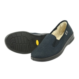 Befado chaussures pour hommes pu 096M090 gris bleu marin 4