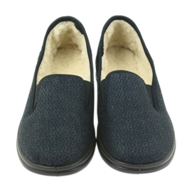Befado chaussures pour hommes pu 096M090 gris bleu marin 3