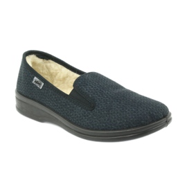 Befado chaussures pour hommes pu 096M090 gris bleu marin 1