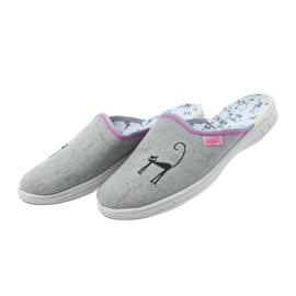 Befado chaussures pantoufles pour enfants 707Y398 gris 4