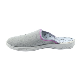 Befado chaussures pantoufles pour enfants 707Y398 gris 2