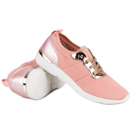 Chaussures de sport roses 1