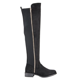 Seastar Bottes noires avec une fermeture éclair le noir 3