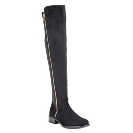Seastar Bottes noires avec une fermeture éclair le noir 4