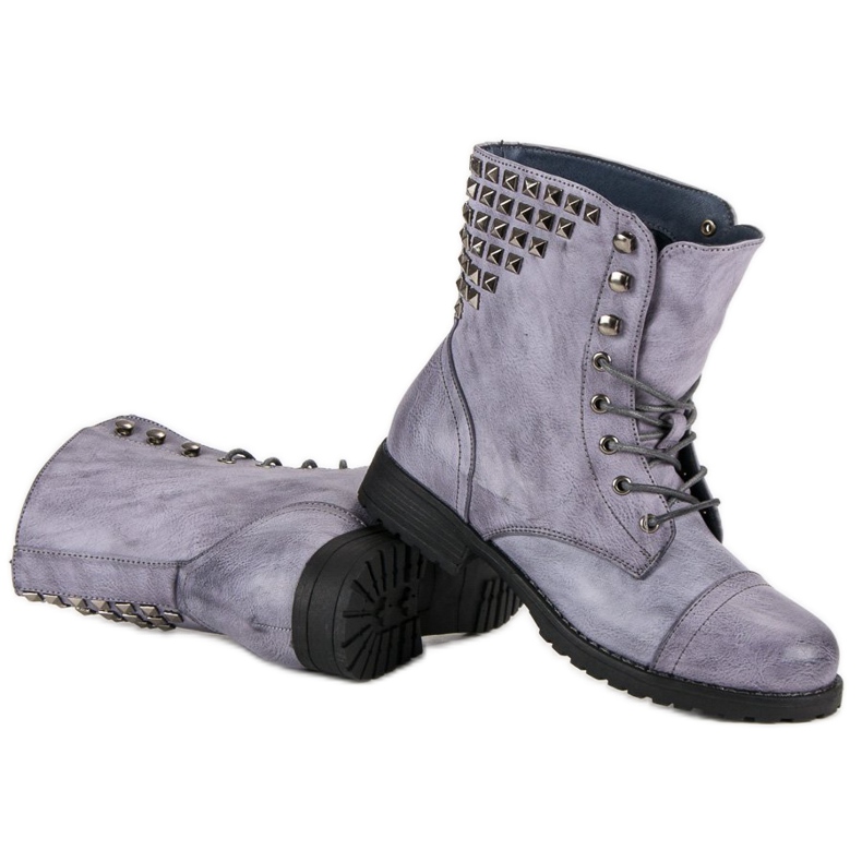 Kayla Travailleurs lacés bleu 2 Kayla Travailleurs lacés bleu 2