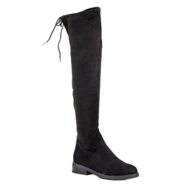 Seastar Bottines classiques à talons plats le noir 3