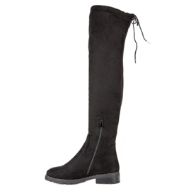 Seastar Bottines classiques à talons plats le noir 4