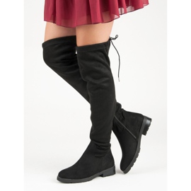 Seastar Bottines classiques à talons plats le noir 2