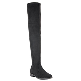 SDS Cuissardes en daim le noir 3