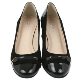 Chaussures pour femme ceinture Edeo 1900 noir 4