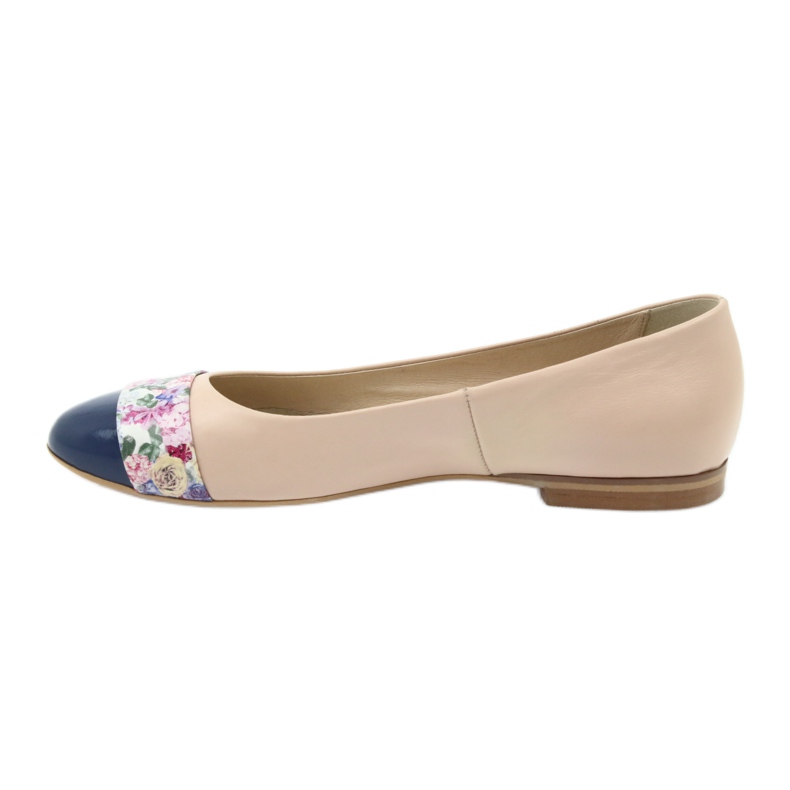 Ballerines pour femme fleurs Edeo 1905 beige brun bleu multicolore rouge 2 Ballerines pour femme fleurs Edeo 1905 beige brun bleu multicolore rouge 2