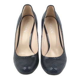 Escarpins Sagan 2600 bleu marine 4