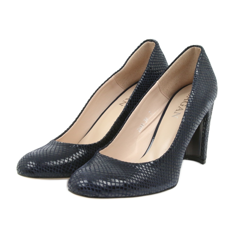 Escarpins Sagan 2600 bleu marine 3