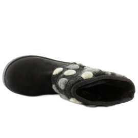 Emuses pour enfants avec dessus en feutre k1647405 Noir 1