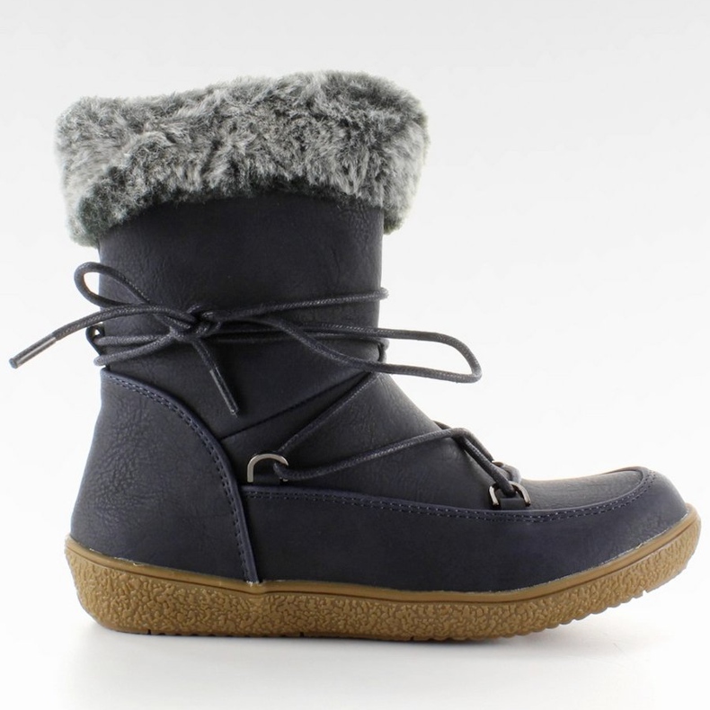 Demi-bottes pour enfants avec fourrure K1647201 Marino bleu marine 1