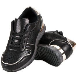 Chaussures de sport confortables noir 2
