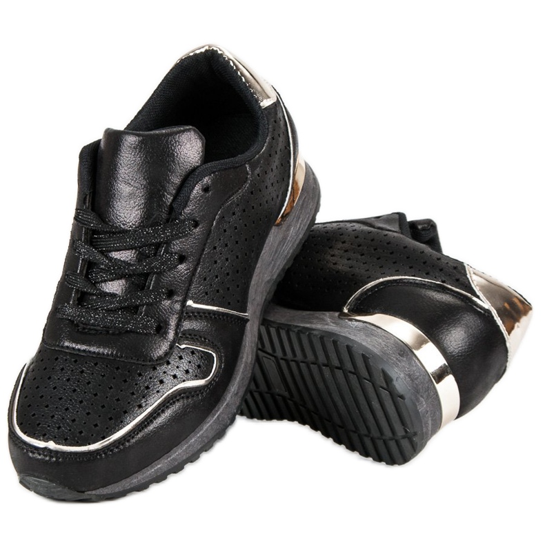 Chaussures de sport confortables noir 2