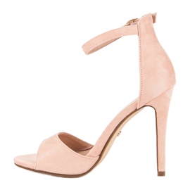 Seastar Sandales poudre sur un talon haut rose 1 Seastar Sandales poudre sur un talon haut rose 1