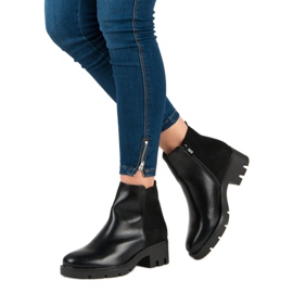Seastar Bottes classiques sur la plate-forme le noir 5