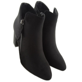 Bottines noires à talons 6900 Noir le noir 1