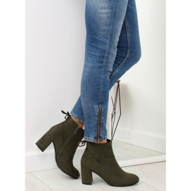 Bottines à talons vertes 7357-GA Vert 7