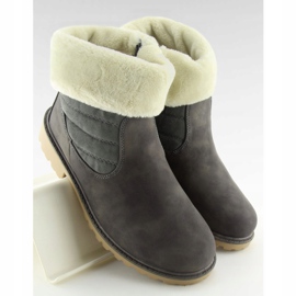Gris ZY9210 Bottes à isolation épaisse grises 6