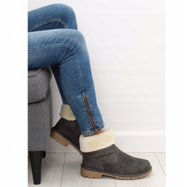 Gris ZY9210 Bottes à isolation épaisse grises 5