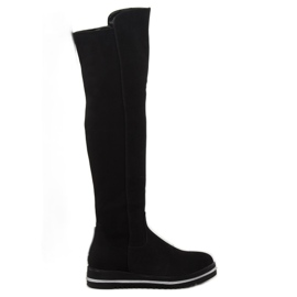 Cuissardes noires pour femmes A-177 Noir le noir 2