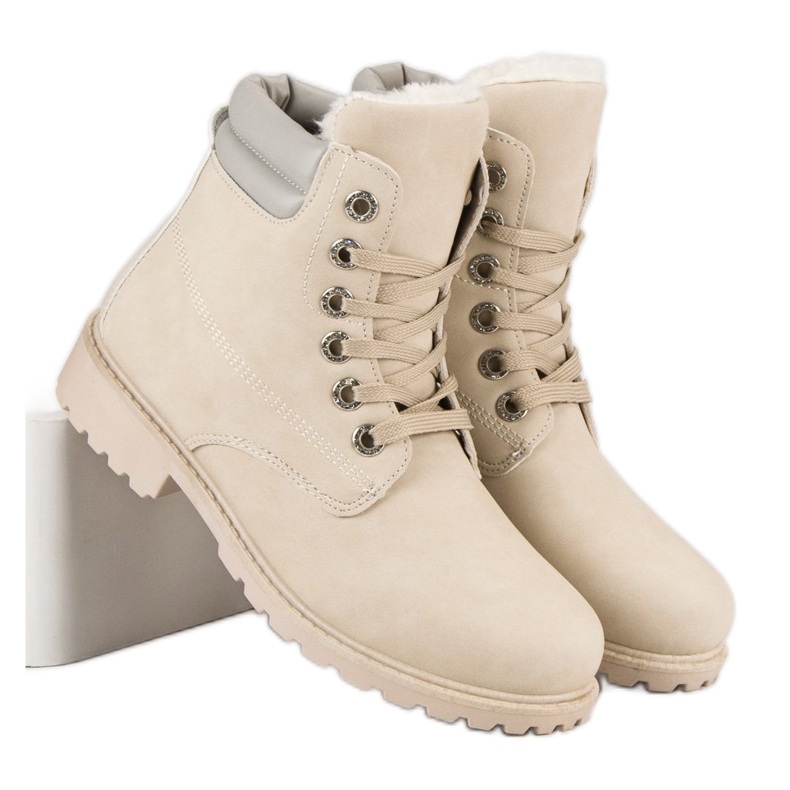 Bestelle Bottes chaudes beiges 1 Bestelle Bottes chaudes beiges 1