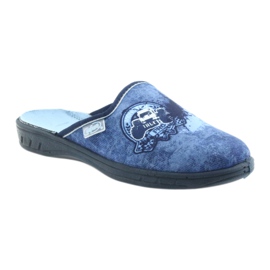 Befado chaussures pour enfants pantoufles 707Y396 bleu marine bleu 1