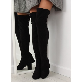 Bottines noires à talons 0-261 le noir 1