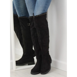 Bottes de mousquetaire noires 7573-PG Noir 1