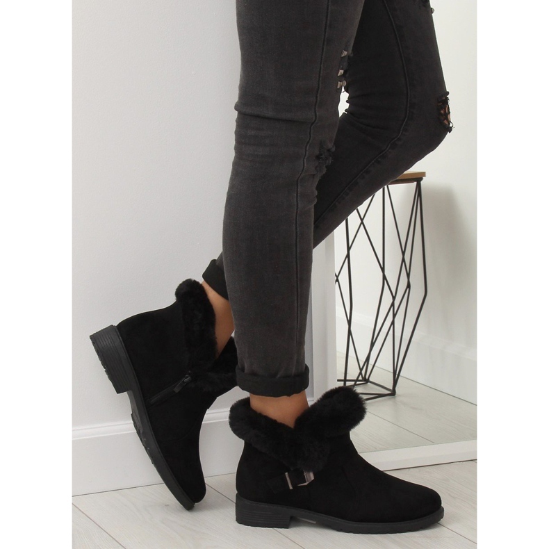 Noir Bottes noires pour femmes SJ1821-1 Noir 1