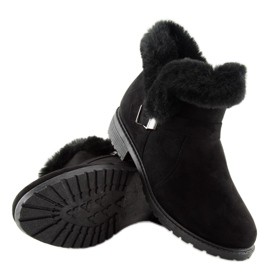 Noir Bottes noires pour femmes SJ1821-1 Noir 2
