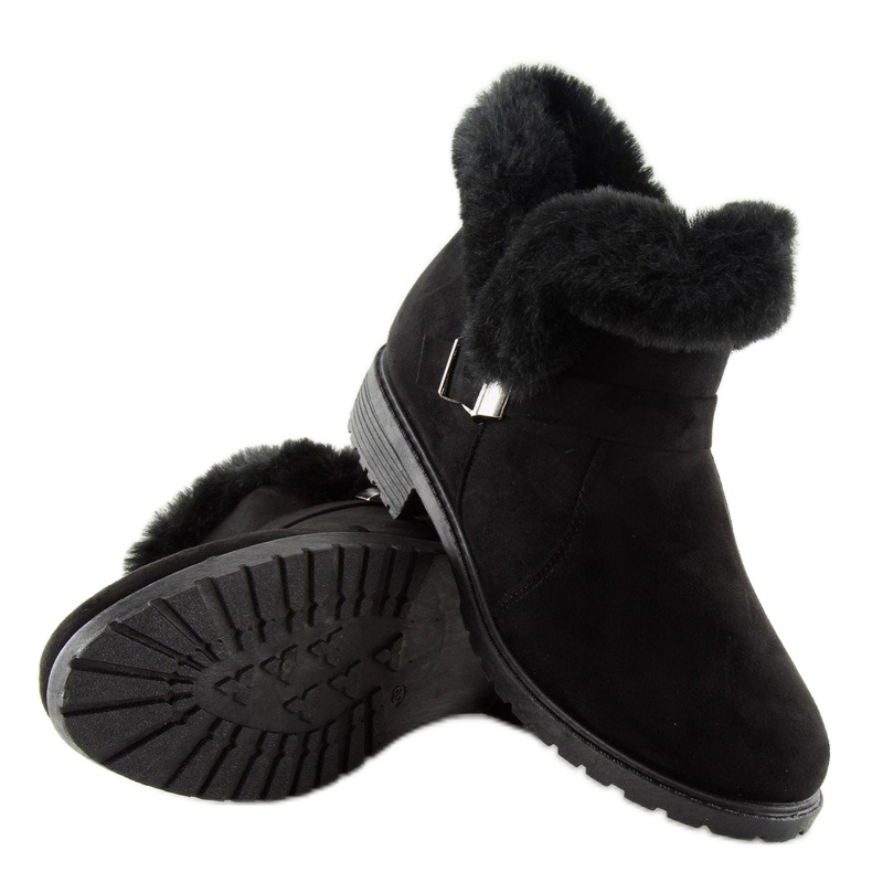 Noir Bottes noires pour femmes SJ1821-1 Noir le noir 2