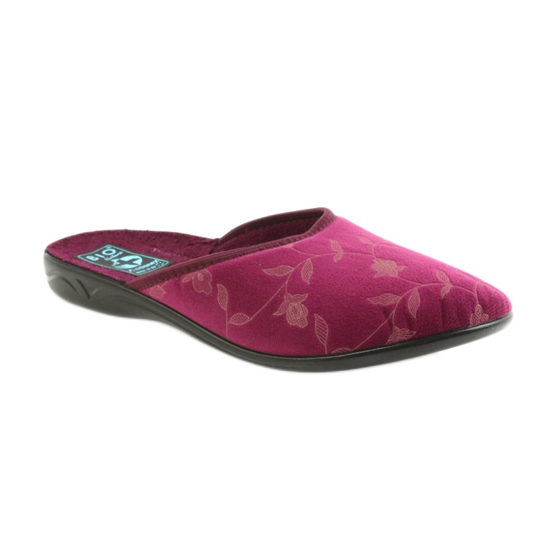 Chaussons en velours Adanex 18115 rouge multicolore 1