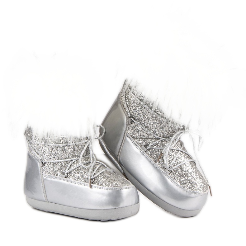 Bottes de neige à la mode gris 2