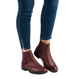 Seastar Bottines élégantes Jodhpur boots rouge 1 Seastar Bottines élégantes Jodhpur boots rouge 1