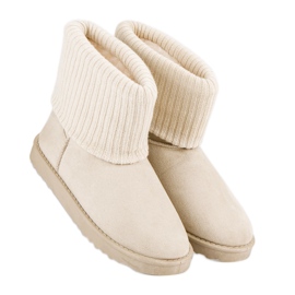 Bottes de neige en daim brun 3