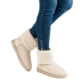 Bottes de neige en daim brun 7