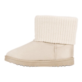 Bottes de neige en daim brun 1