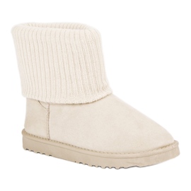 Bottes de neige en daim brun 11