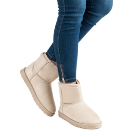 Bottes de neige en daim brun 5