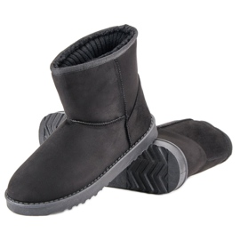 Bottes de neige en daim noir 2