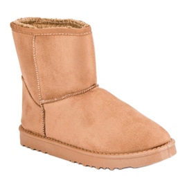 Bottes de neige en daim brun 9